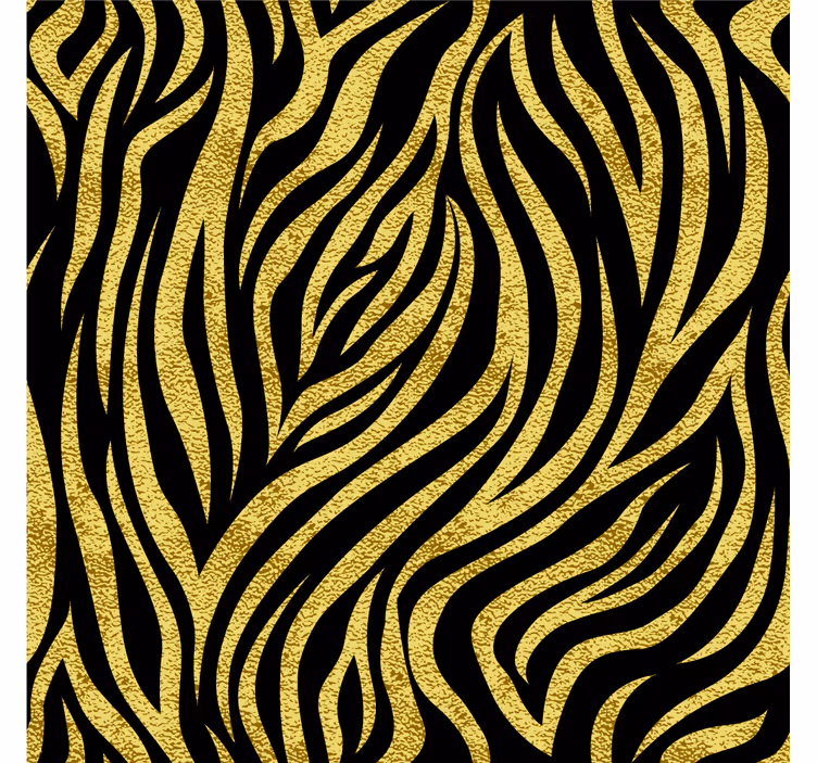 Bedroom wallpaper in a striking wave design - TenStickers