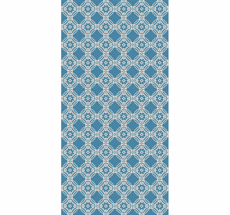 Bedroom wallpaper with complex geometric design - TenStickers