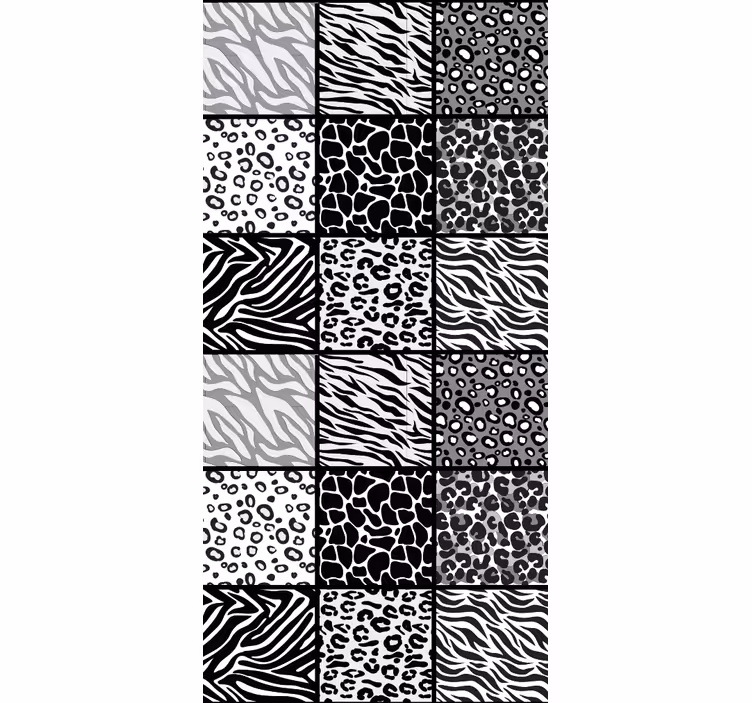 Animal wallpaper different animal patterns - TenStickers