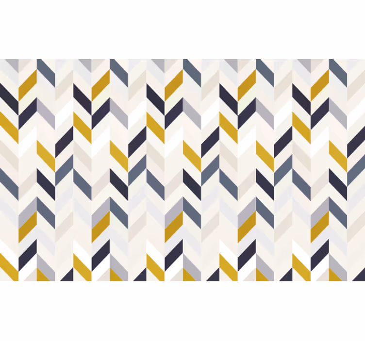 Office wallpaper with colorful geometric patterns - TenStickers