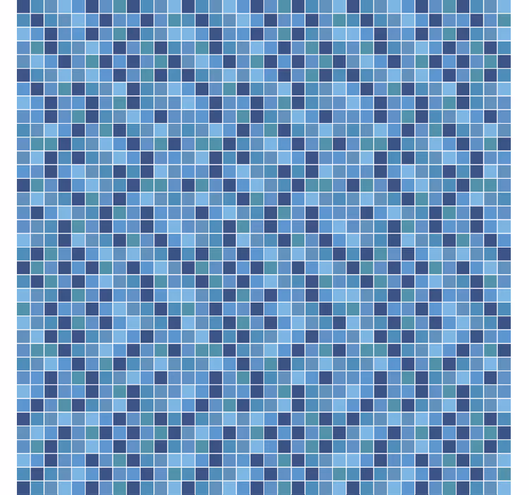 Office wallpaper geometric mosaic design - TenStickers