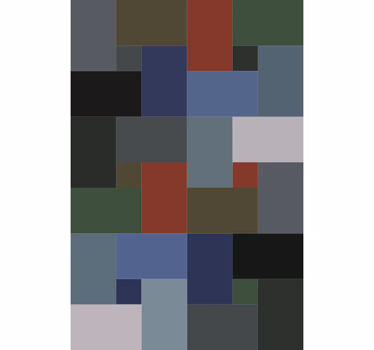 Office wallpaper in solid color modern tile - TenStickers