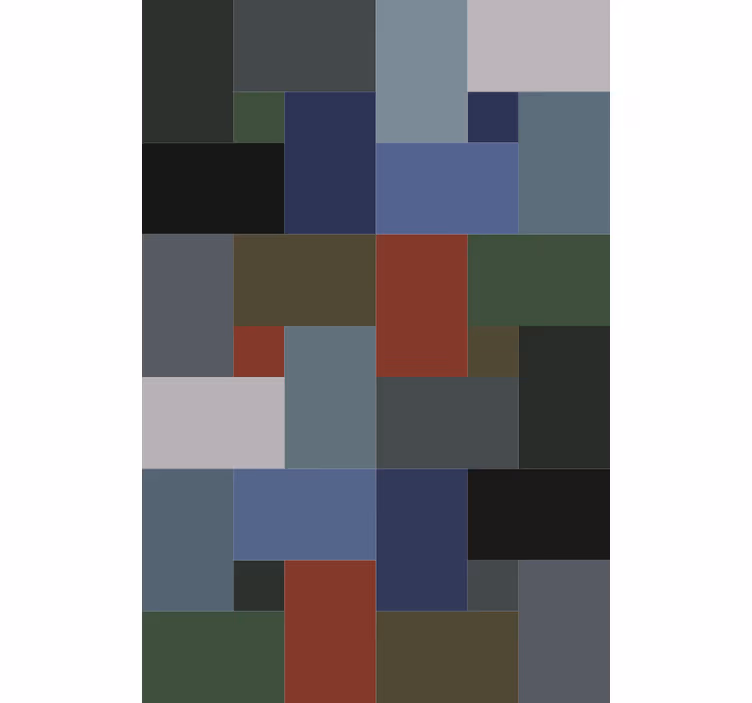 Geometric wallpaper geometric blocks design - TenStickers