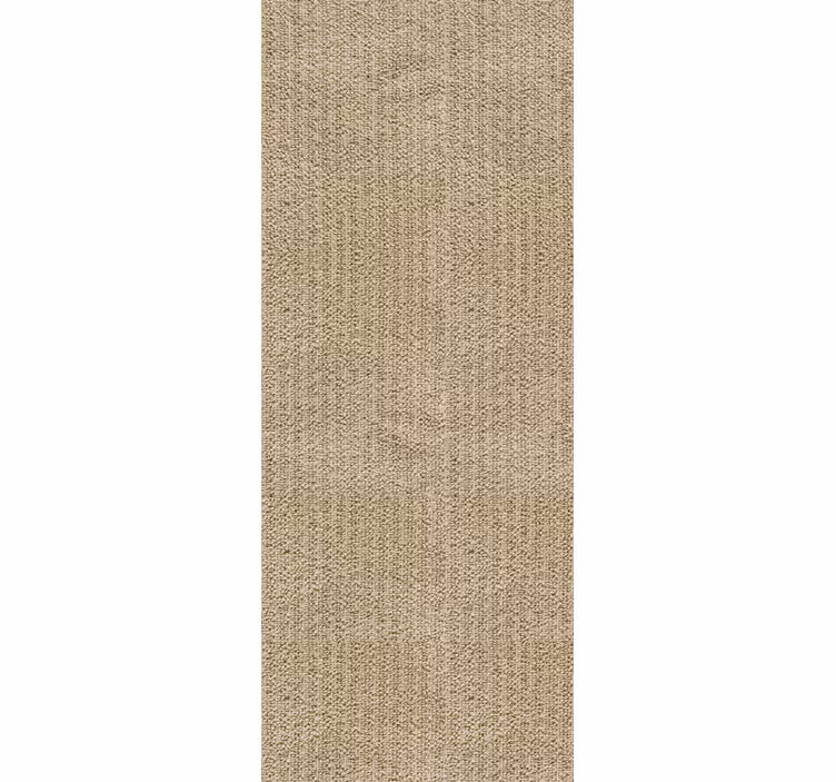 Master bedroom wallpaper in monocolour beige fabric - TenStickers