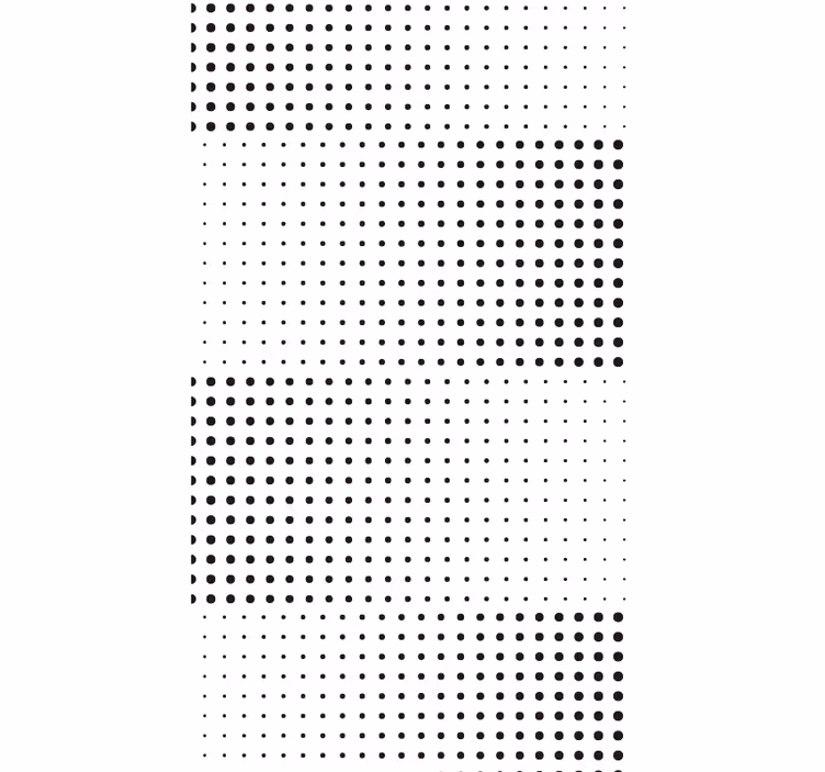 Master bedroom wallpaper black dots and lines - TenStickers