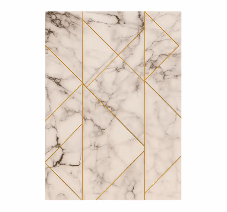 Marble wallpaper with grid elegant design - TenStickers