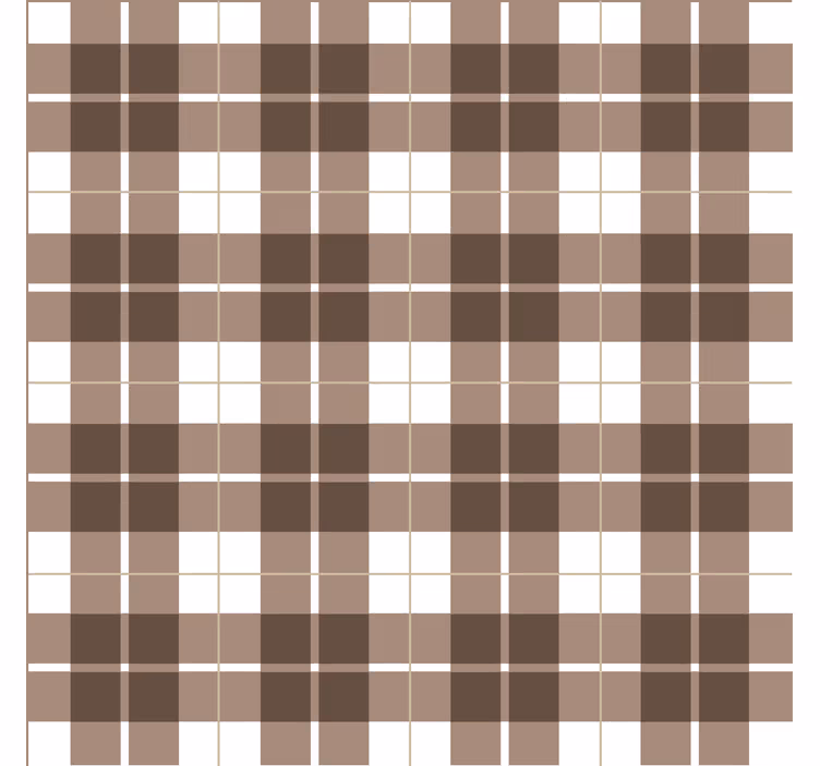 Tile effect wallpaper earthy tones check - TenStickers