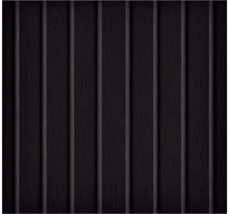Living room wallpaper rustic black plank - TenStickers