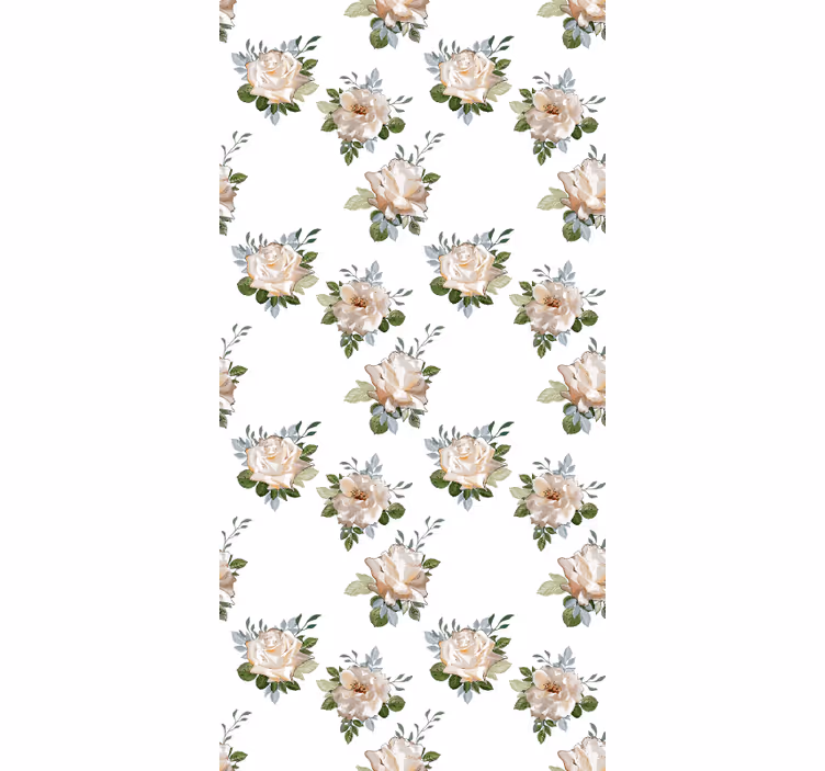 Hallway wallpaper with cosmopolitan design - TenStickers