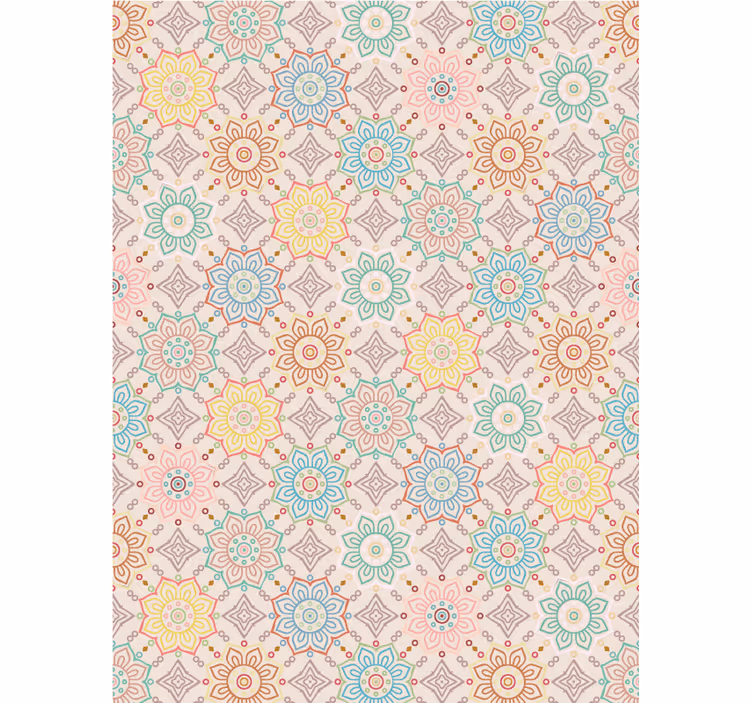 Hallway wallpaper original granny chic - TenStickers