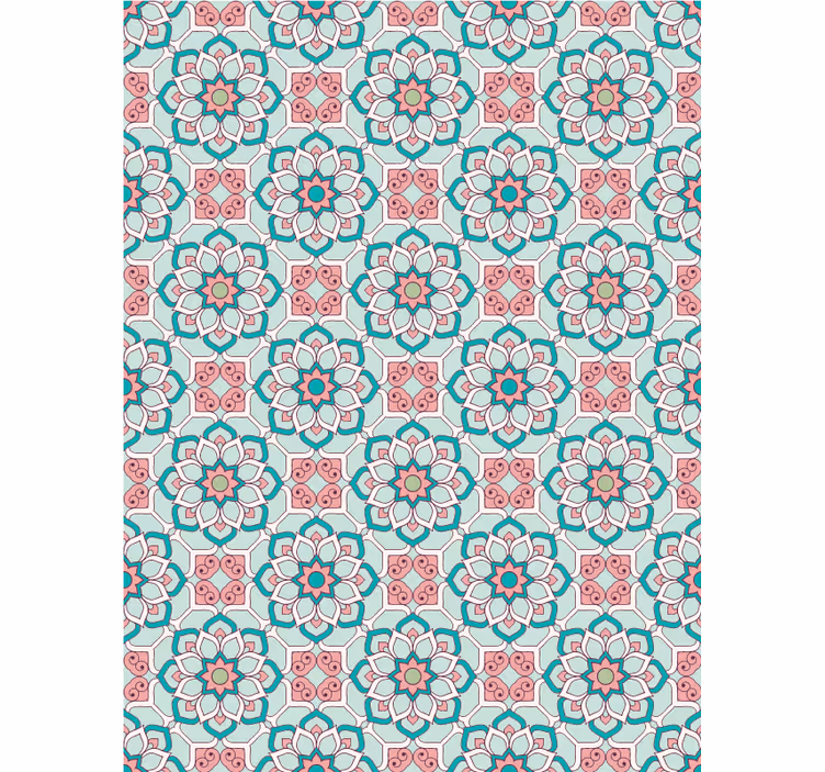 Hallway wallpaper in vintage charm style - TenStickers