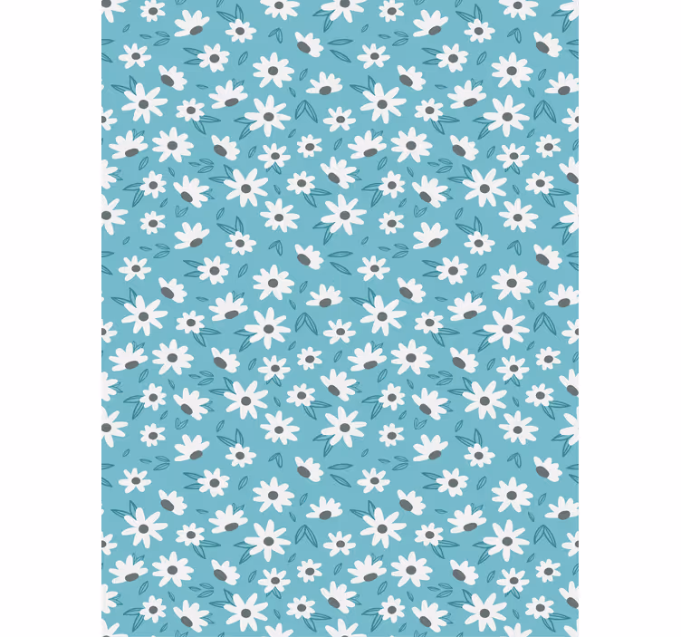 Hallway wallpaper granny chic floral design - TenStickers