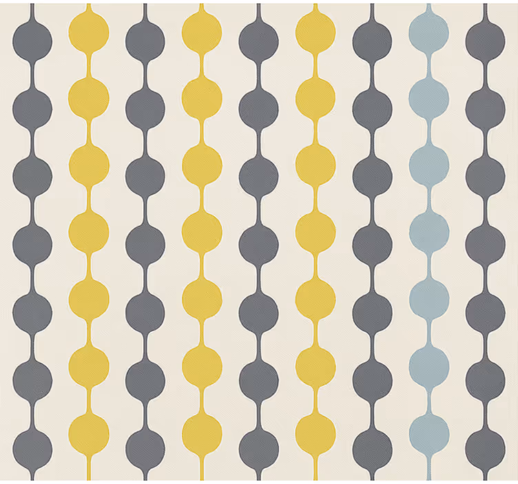 Scandinavian wallpaper hanging colorful circles - TenStickers