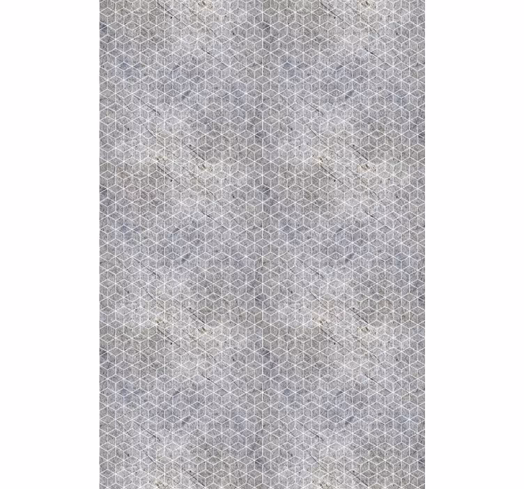 Rustic wallpaper geometric cement industrial decor - TenStickers