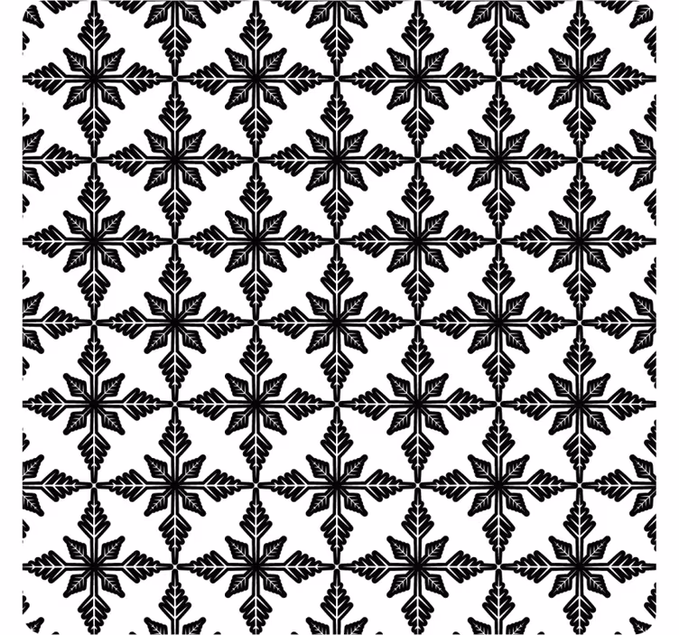 Tile effect wallpaper antiqued black and white design - TenStickers