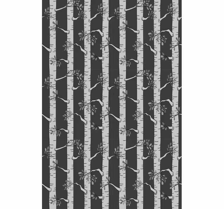 Tree wallpaper bright scandinavian style trees - TenStickers