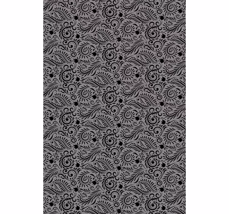 Modern wallpaper with decorative swirl patterns - TenStickers