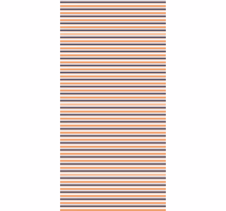 Modern wallpaper horizontal retro striped pastel design - TenStickers
