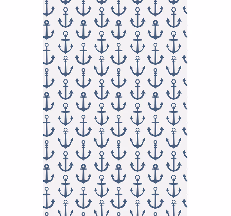 Modern wallpaper hampton style anchor set - TenStickers