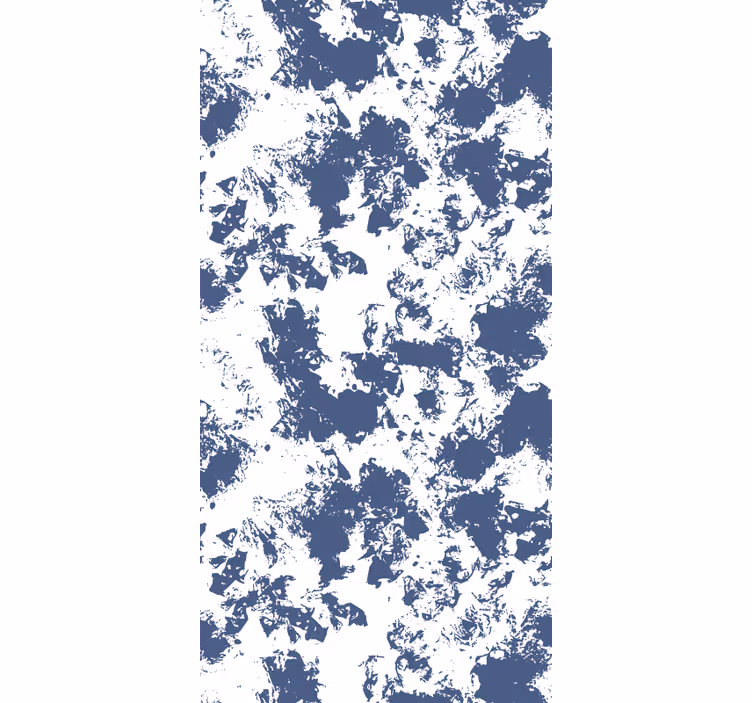 Modern wallpaper in cosmopolitan-style blue design - TenStickers