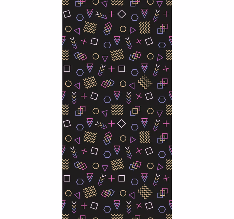 Modern wallpaper geometric shape exploration - TenStickers