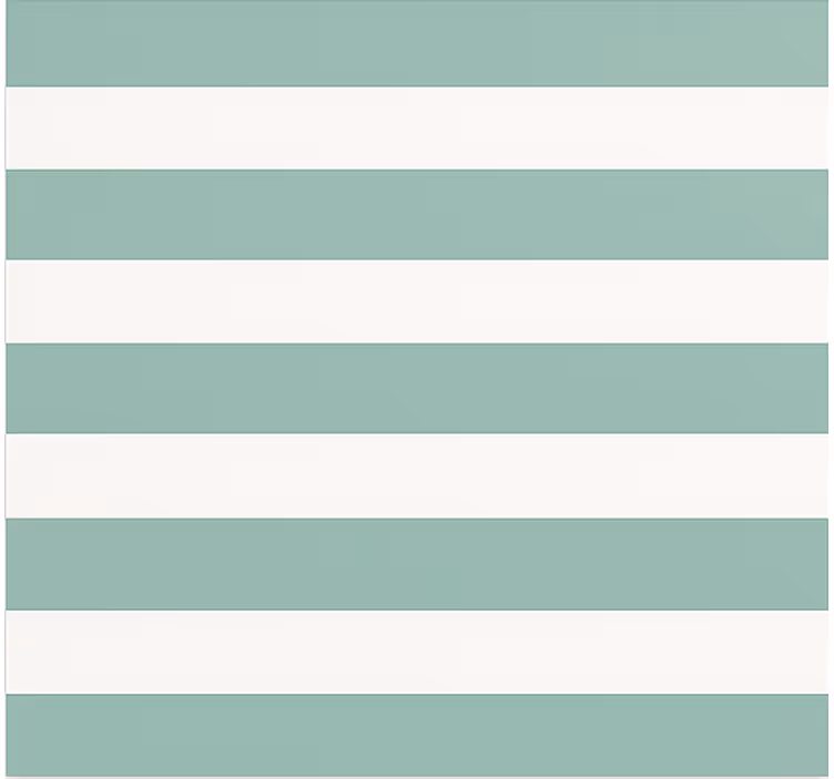 Teal green striped dining room wallpaper - TenStickers