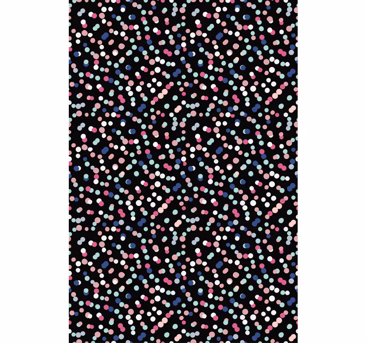 Teenagers wallpaper colorful dot pattern - TenStickers