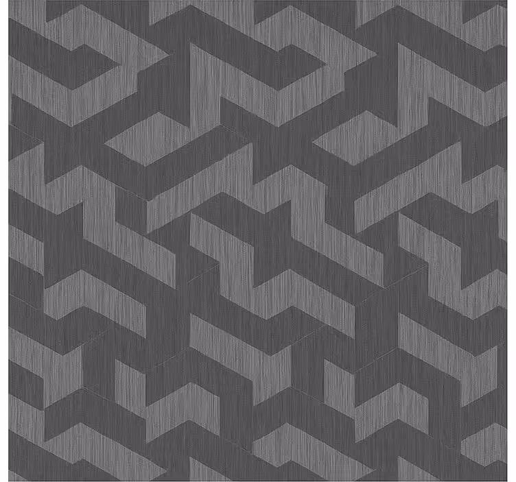 Teenagers wallpaper geometric dark shapes - TenStickers