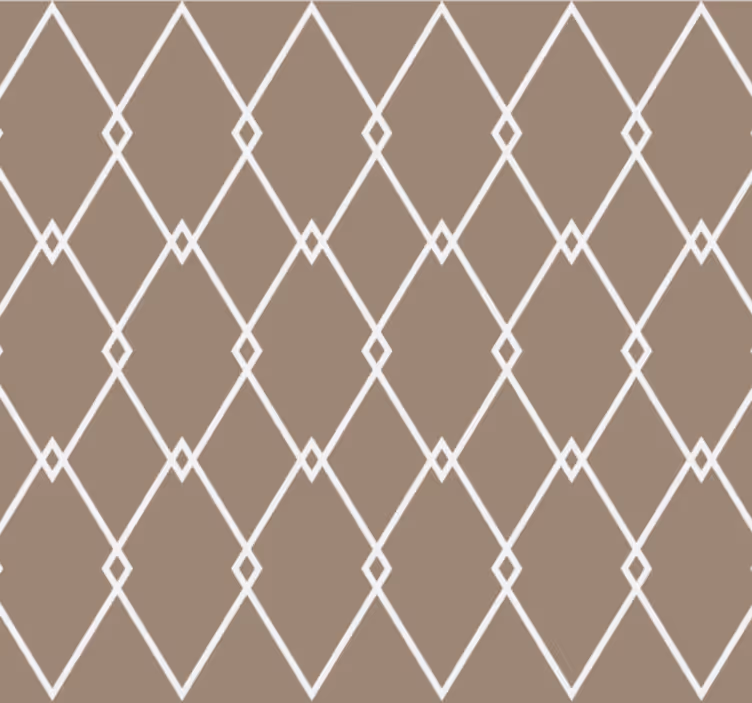 Kitchen wallpaper in geometric design - TenStickers