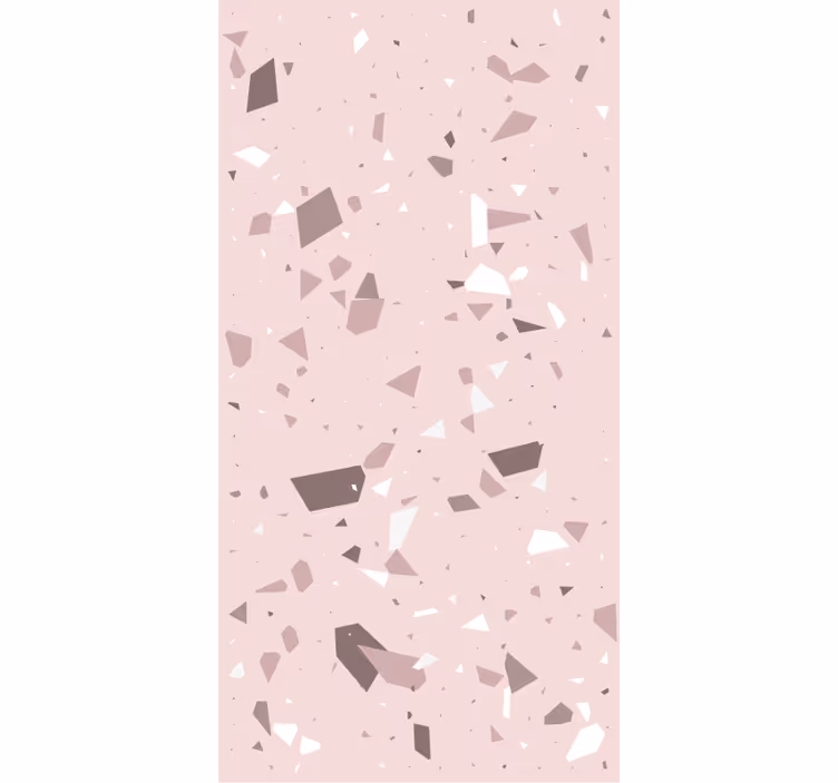 Kitchen wallpaper pink textured floor - TenStickers