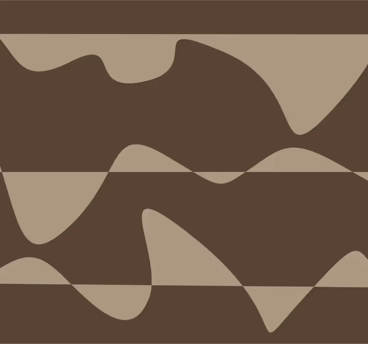 Kitchen wallpaper abstract brown design - TenStickers