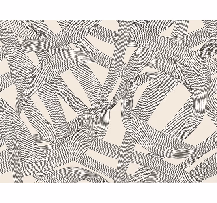 Living room wallpaper modern abstract murals - TenStickers