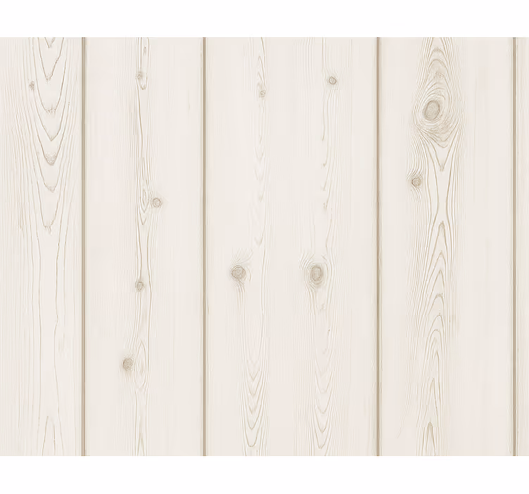 Living room wallpaper whitewashed wood effect - TenStickers