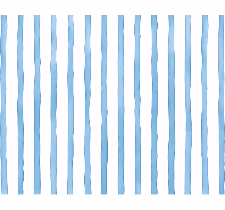 Vertical stripe wallpaper blue watercolor stripes - TenStickers