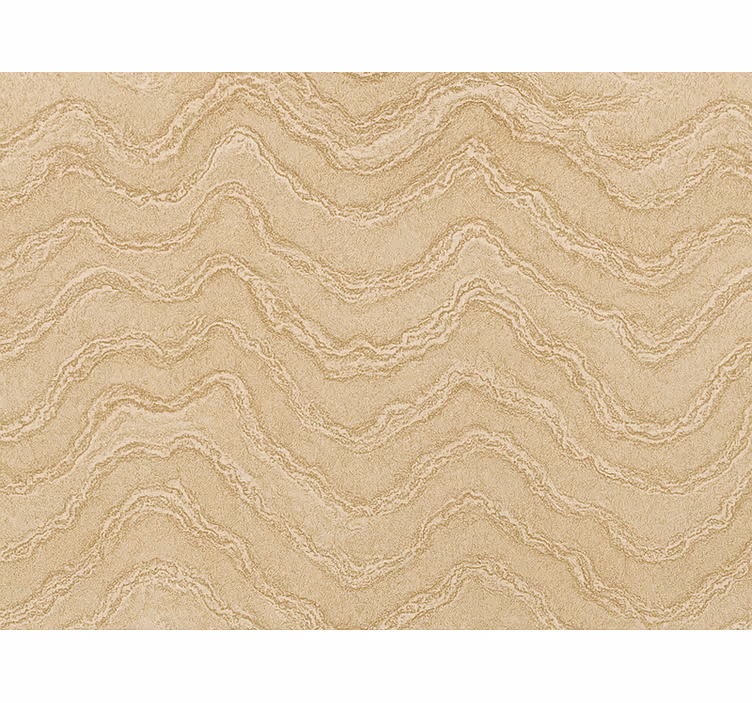 Master bedroom wallpaper in beige and gold marble - TenStickers