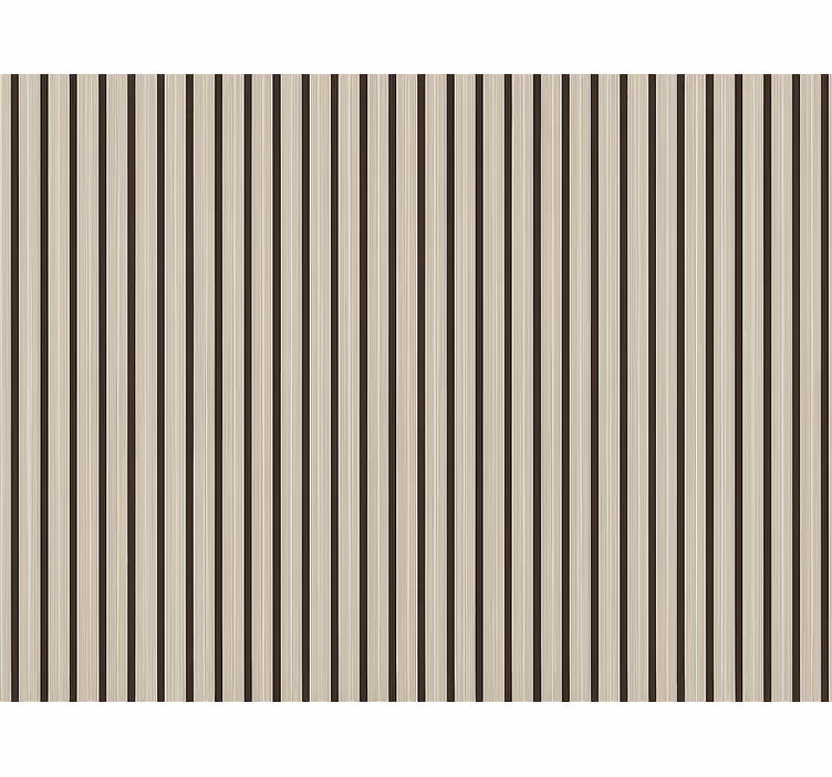 Living room wallpaper in beige and black wood - TenStickers