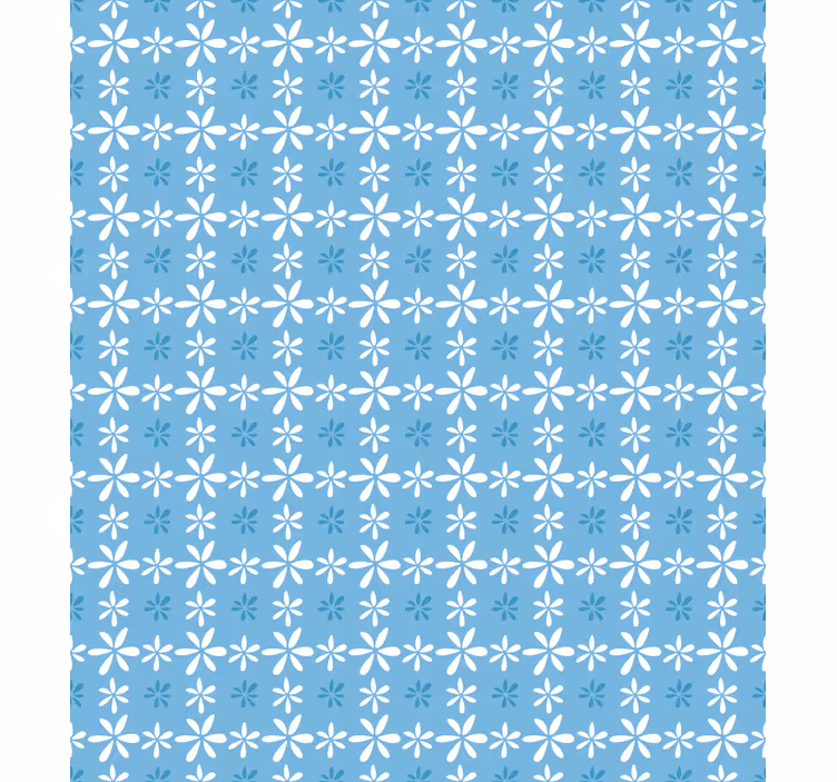 Flower wallpaper white daisy flowers - TenStickers