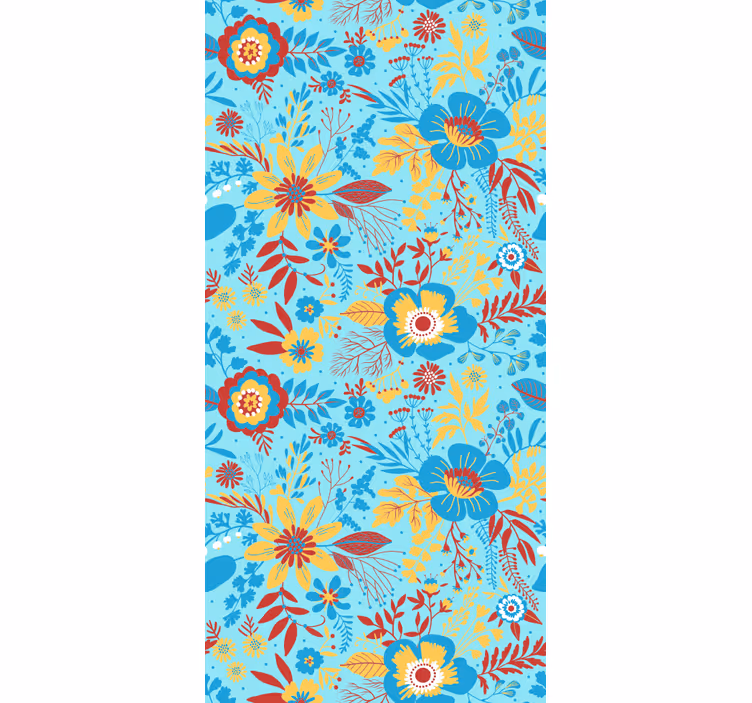 Spring flowers flower wallpaper - TenStickers