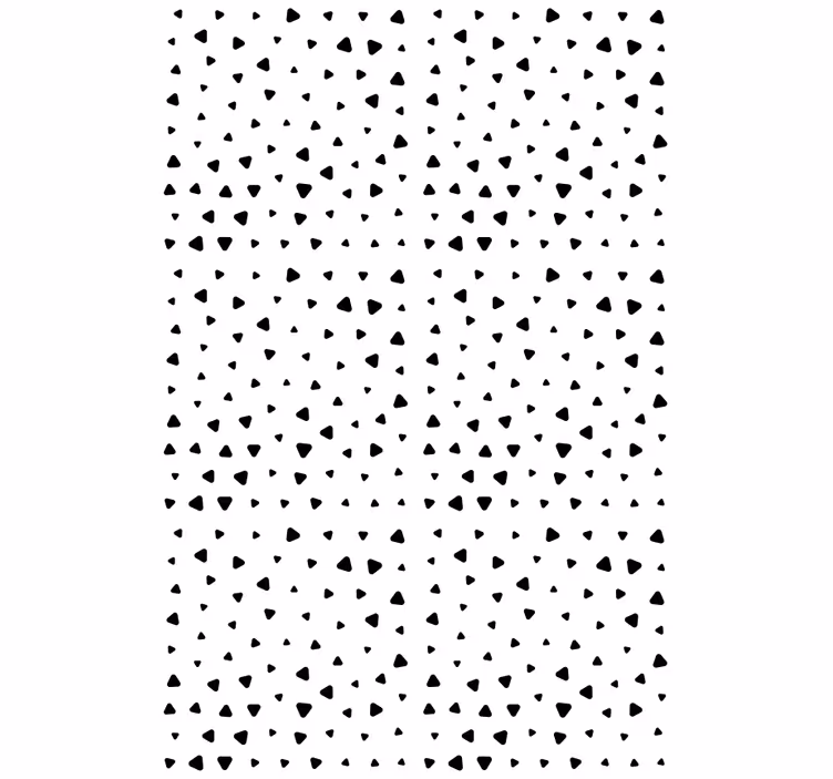 Master bedroom wallpaper geometric heart design - TenStickers