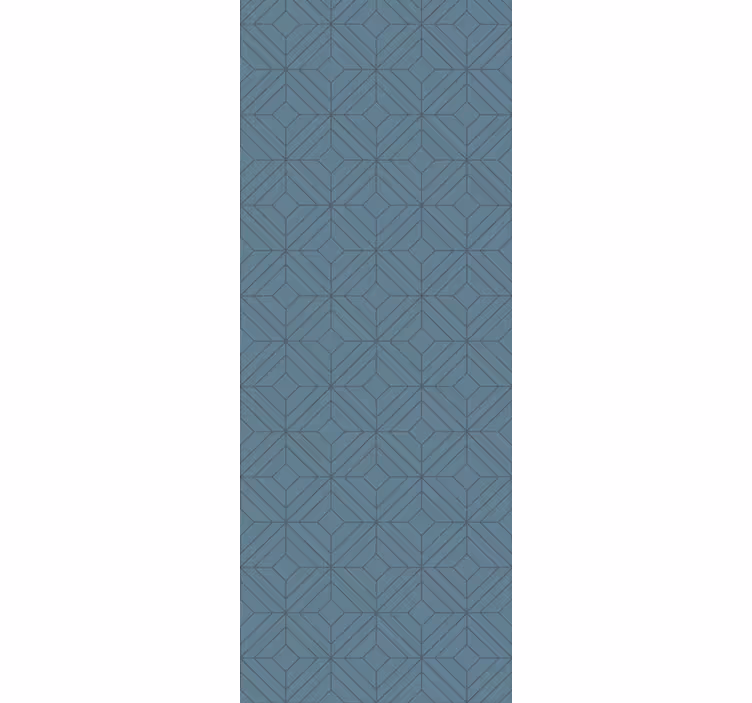 Bedroom wallpaper nordic style gray diamond pattern - TenStickers