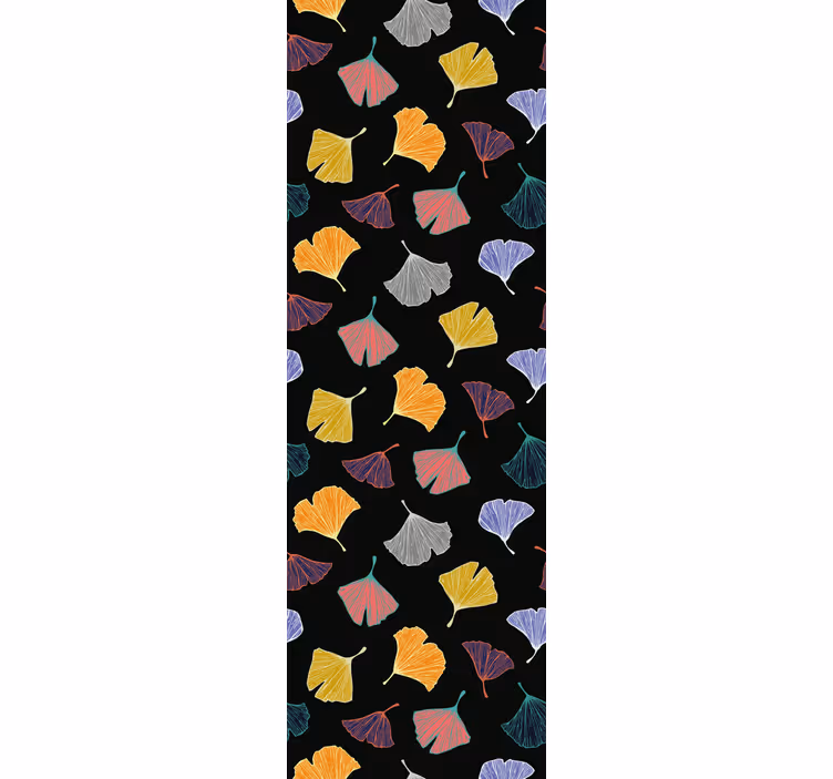 Bedroom wallpaper caltero ginkgo leaf design - TenStickers