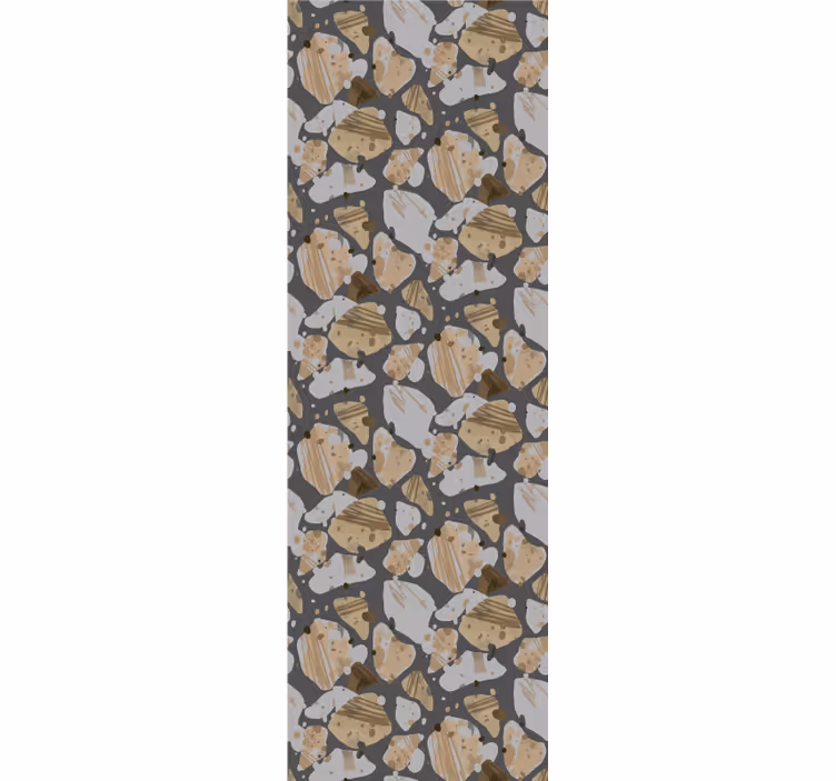 Bedroom wallpaper cement terrazzo design - TenStickers