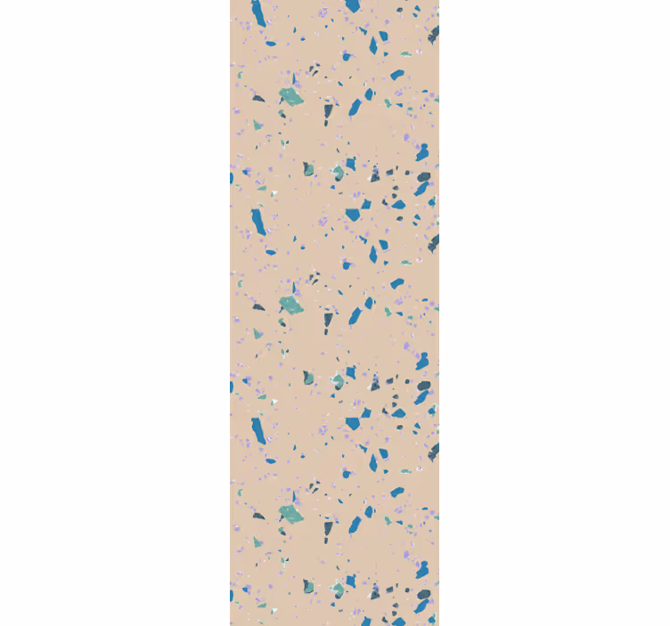 Bedroom wallpaper colorful terrazzo stone - TenStickers