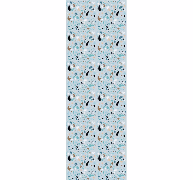 Bedroom wallpaper in terrazzo style design - TenStickers