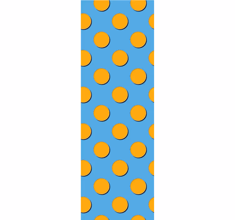 Bedroom wallpaper retro dots pattern abstract design - TenStickers