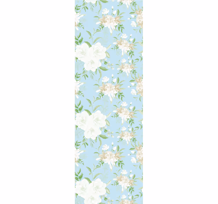 Wild floral grandmillenial style bedroom wallpaper - TenStickers