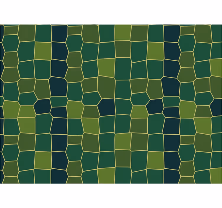 Kitchen wallpaper green crocodile pattern - TenStickers