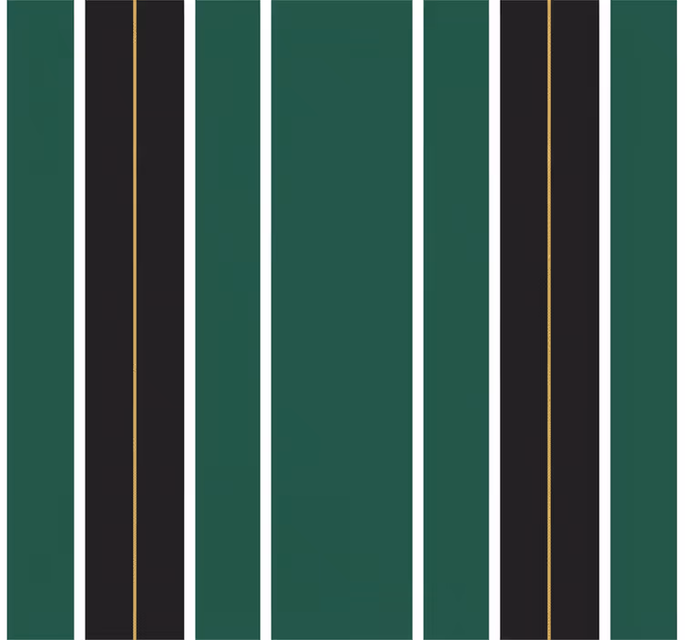 Vertical stripe wallpaper green and black - TenStickers
