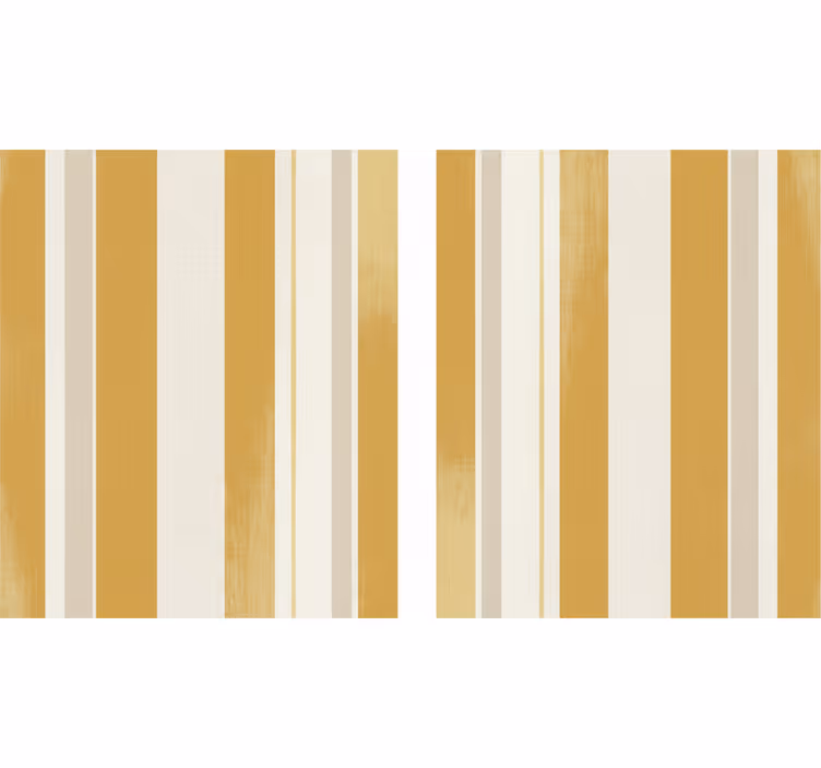 Vertical stripe wallpaper in fine decor yellow stripes - TenStickers