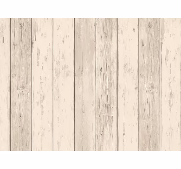 Wood effect wallpaper warm white weathered wood - TenStickers